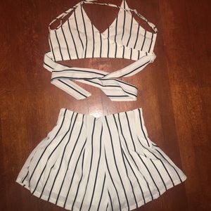 White short set